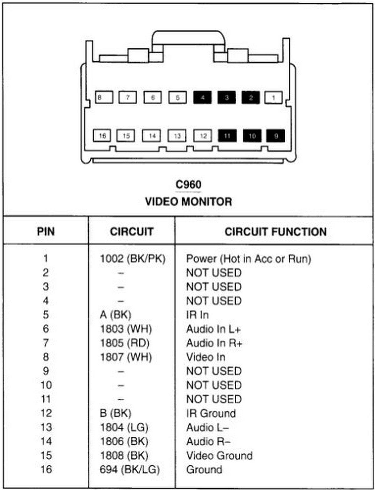 2003 Ford Escape Radio Wiring Diagram - Gallery 4K